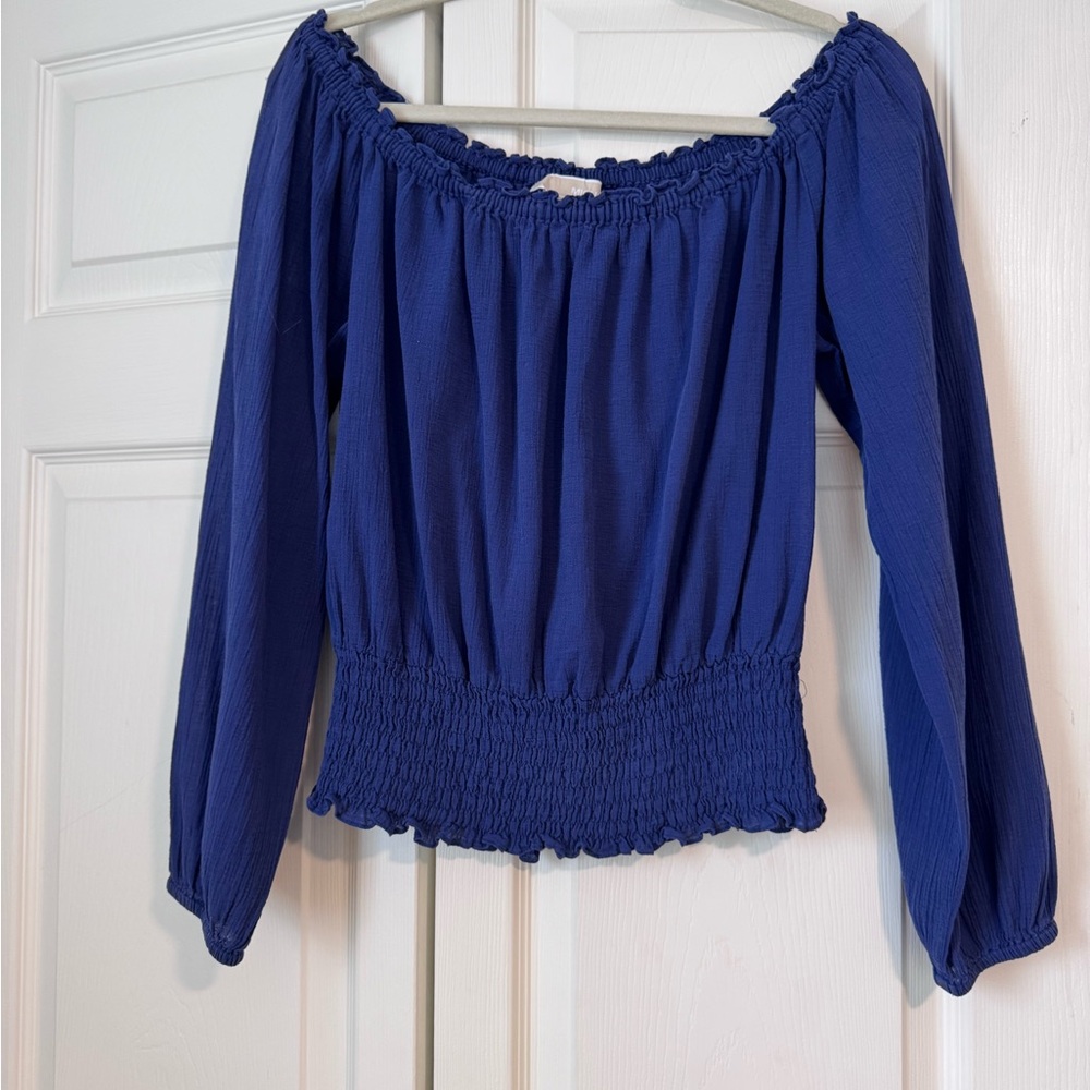 MICHAEL Michael Kors Navy Blue Blouse